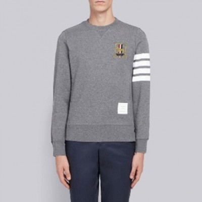 [톰브라운]Thom Browne 2021 Mens Strap Crew-neck Cotton Tshirts - 톰브라운 2021 남성 스트랩 크루넥 코튼 긴팔티 Thom01242x.Size(1 - 4).그레이