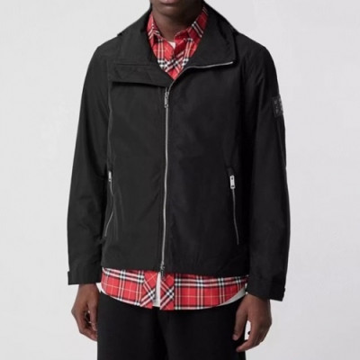 [버버리]Burberry 2021 Mens Classic Casual Jackets - 버버리 2021 남성 클래식 캐쥬얼 자켓 Bur03758x.Size(m - 3xl).블랙