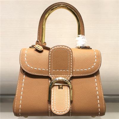 [델보]Delvaux 2021 Brilant Leather Tote Shoulder Bag,20cm - 델보 2021 브리앙 레더 토트 숄더백,20cm,DVB0368.카키