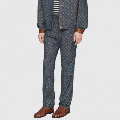 [구찌]Gucci 2021 Mens Casual Classic Pants - 구찌 2021 남성 캐쥬얼 클래식 팬츠 Guc03513x.Size(m - 2xl).블루