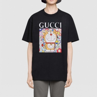 [매장판]Gucci 2021 Mm/Wm Logo Short Sleeved Tshirts - 구찌 2021 남/녀 로고 반팔티 Guc03530x.Size(xs  - l).블랙