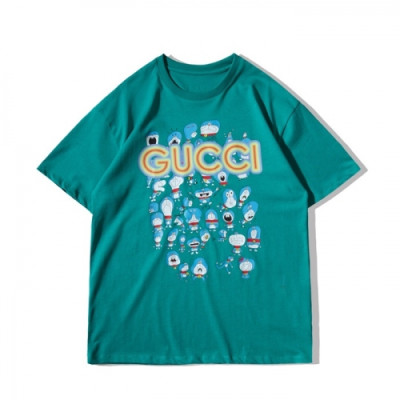 [매장판]Gucci 2021 Mm/Wm Logo Short Sleeved Tshirts - 구찌 2021 남/녀 로고 반팔티 Guc03532x.Size(s - 2xl).그린
