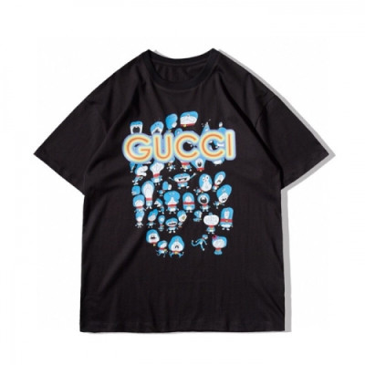 [매장판]Gucci 2021 Mm/Wm Logo Short Sleeved Tshirts - 구찌 2021 남/녀 로고 반팔티 Guc03533x.Size(s - 2xl).블랙