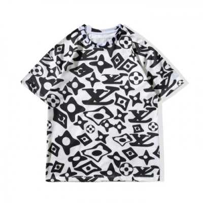 [루이비통]Louis vuitton 2021 Mm/Wm Logo Short Sleeved Tshirts - 루이비통 2021 남/녀 로고 반팔티 Lou02684x.Size(xs - l).블랙