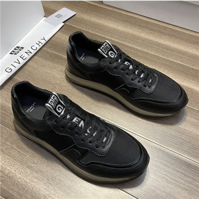 Givenchy 2021 Men's Leather Sneakers - 지방시 2021 남성용 레더 스니커즈,Size(240-270),GIVS0153,블랙
