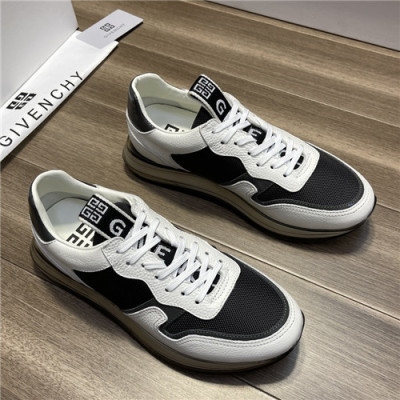 Givenchy 2021 Men's Leather Sneakers - 지방시 2021 남성용 레더 스니커즈,Size(240-270),GIVS0155,블랙