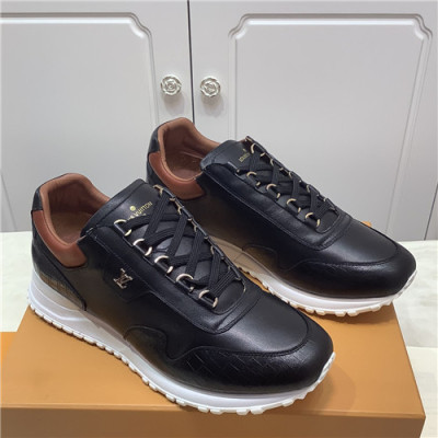 Louis Vuitton 2021 Men's Leather Sneakers - 루이비통 2021 남성용 레더 스니커즈,Size(240-270),LOUS1894,블랙