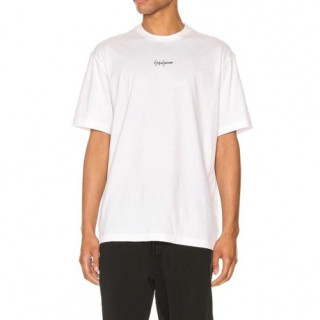 [요지야마모토]Y-3 2021 2021 Mens Logo Basic Cotton Short Sleeved Tshirts - 요지야마모토 2021 남성 로고 베이직 코튼 반팔티 Y3/0133x.Size(s - 2xl).화이트