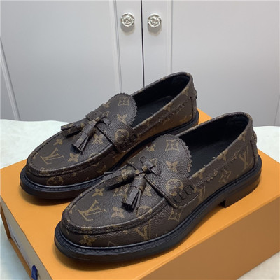 Louis Vuitton 2021 Men's Leather Loafer - 루이비통 2021 남성용 레더 로퍼,Size(240-270),LOUS1903,브라운