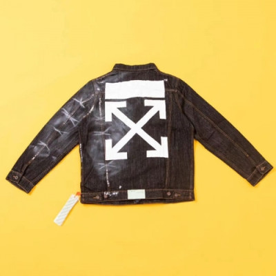 [오프화이트]Off-white 2021 Mens Logo Casual Jackets - 오프화이트 2021 남성 로고 캐쥬얼 자켓 Off0680x.Size(m - 2xl).블랙