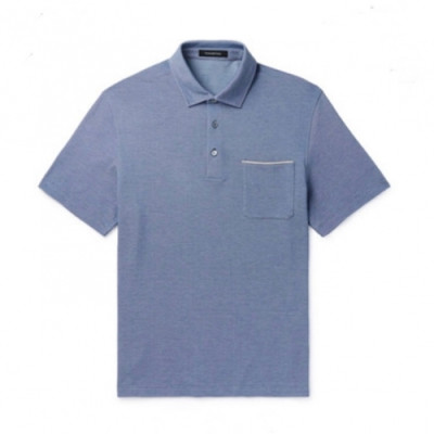 [ 제냐]Ermenegildo Zegna  2021 Mens Business Polo Short Sleeved Tshirts - 에르메네질도 제냐 2021 남성 비지니스 폴로 반팔티 Zeg0254x.Size(m - 2xl).블루