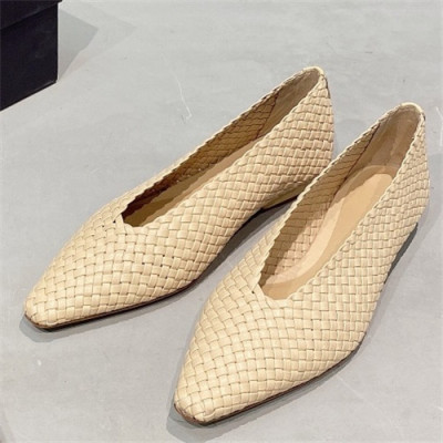 Bottega Veneta 2021 Women's Leather Flat - 보테가베네타 2021 여성용  레더 플렛,Size(225-250),BVS0305,베이지