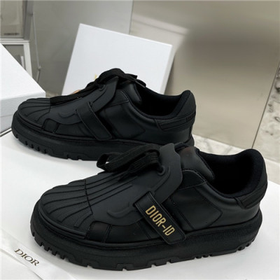 Dior 2021 Women's Leather Sneakers - 디올 2021 여성용 레더 스니커즈,Size(225-250),DIOS0323,블랙