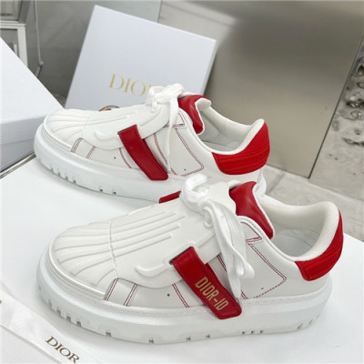 Dior 2021 Women's Leather Sneakers - 디올 2021 여성용 레더 스니커즈,Size(225-250),DIOS0326,화이트