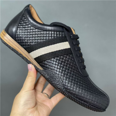 Bally 2021 Men's Leather Sneakers - 발리 2021 남성용 레더 스니커즈,Size(240-270),BALS0161,블랙