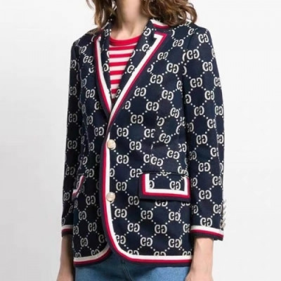 [구찌]Gucci 2021 Womens Logo Casual  Jackets - 구찌 2021 여성 로고 캐쥬얼 자켓 Guc03549x.Size(s - l).블루