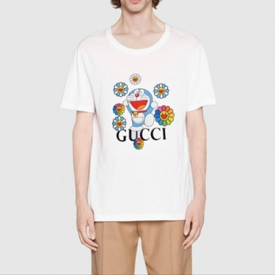 [매장판]Gucci 2021 Mm/Wm Logo Short Sleeved Tshirts - 구찌 2021 남/녀 로고 반팔티 Guc03556x.Size(xs - l).아이보리