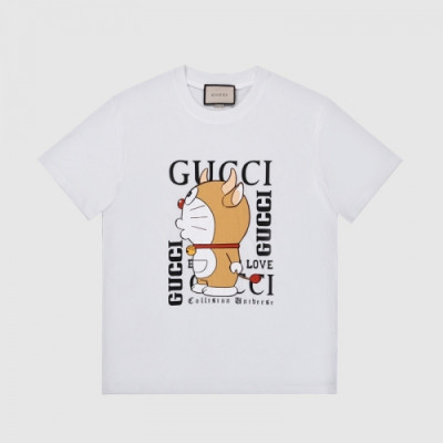 [매장판]Gucci 2021 Mm/Wm Logo Short Sleeved Tshirts - 구찌 2021 남/녀 로고 반팔티 Guc03561x.Size(xs - l).아이보리