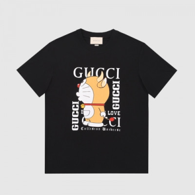 [매장판]Gucci 2021 Mm/Wm Logo Short Sleeved Tshirts - 구찌 2021 남/녀 로고 반팔티 Guc03562x.Size(xs - l).블랙