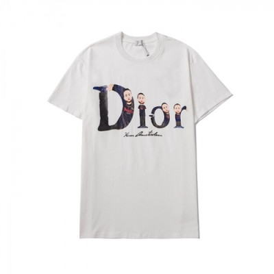 [매장판]Dior 2021 Mm/Wm Casual Crew-neck Short Sleeved Tshirts - 디올 2021 남/녀 캐쥬얼 크루넥 반팔티 Dio01183x.Size(s - 2xl).화이트