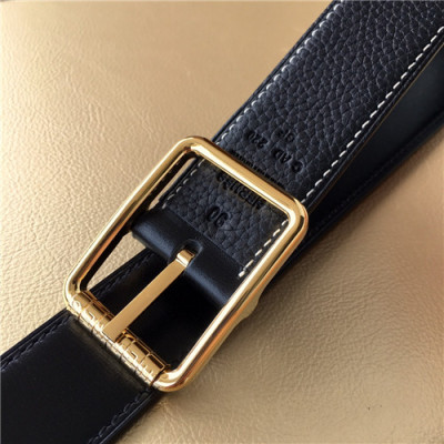 [매장판}Hermes 2021 Men's Leather Belt,3.2cm - 에르메스 2021 남성용 레더 벨트,3.2cm,HERBT0139,블랙