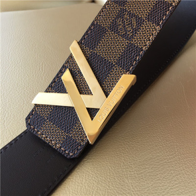 [매장판]Louis Vuitton 2021 Men's Leather Belt,3.5cm - 루입비통 2021 남성용 레더 벨트,3.5cm,LOUBT0171,브라운