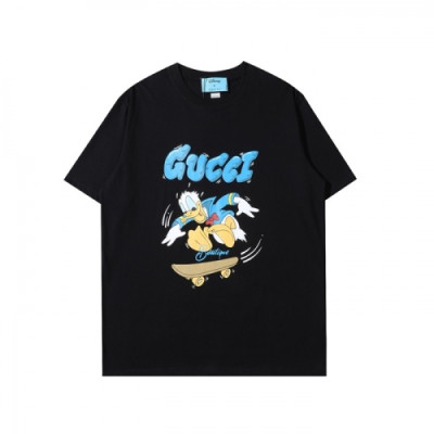[매장판]Gucci 2021 Mm/Wm Logo Short Sleeved Tshirts - 구찌 2021 남/녀 로고 반팔티 Guc03574x.Size(xs - l).블랙
