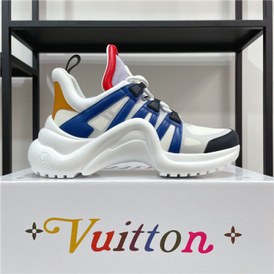 Louis Vuitton 2021 Men's Leather Sneakers - 루이비통 2021 남성용 레더 스니커즈,Size(240-270),LOUS1921,화이트