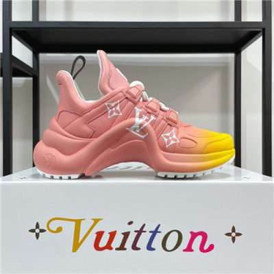 Louis Vuitton 2021 Men's Leather Sneakers - 루이비통 2021 남성용 레더 스니커즈,Size(240-270),LOUS1925,핑크