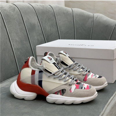 Moncler 2021 Men's Leather Sneakers - 몽클레어 2021 남성용 레더 스니커즈,Size(240-270),MONCS0085,베이지