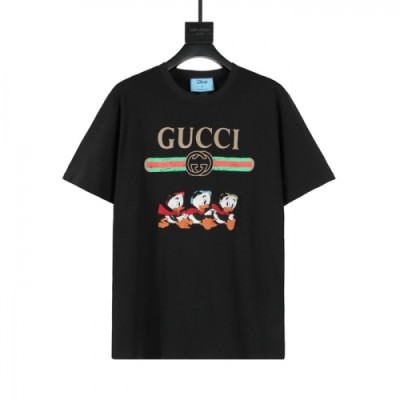 [매장판]Gucci 2021 Mm/Wm Logo Short Sleeved Tshirts - 구찌 2021 남/녀 로고 반팔티 Guc03581x.Size(xs - l).블랙