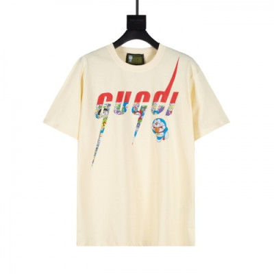 [매장판]Gucci 2021 Mm/Wm Logo Short Sleeved Tshirts - 구찌 2021 남/녀 로고 반팔티 Guc03584x.Size(xs - l).아이보리