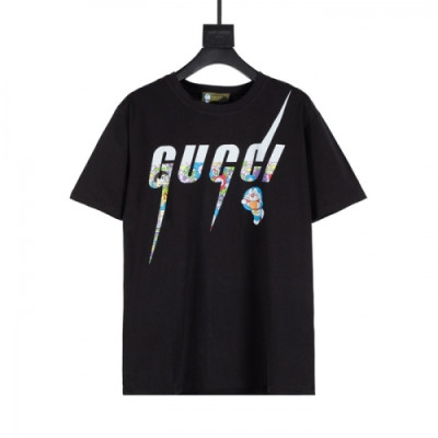 [매장판]Gucci 2021 Mm/Wm Logo Short Sleeved Tshirts - 구찌 2021 남/녀 로고 반팔티 Guc03585x.Size(xs - l).블랙