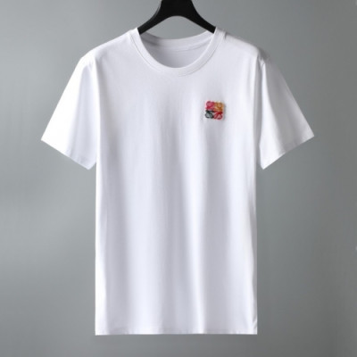 [로에베]Loewe 2021 Mens Smile Short Sleeved Tshirts - 로에베 2021 남성 스마일 반팔티 Loe0413x.Size(m - 3xl).화이트