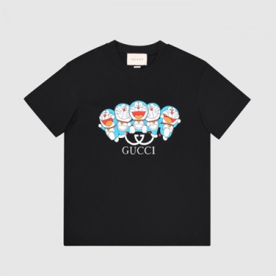 [매장판]Gucci 2021 Mm/Wm Logo Short Sleeved Tshirts - 구찌 2021 남/녀 로고 반팔티 Guc03597x.Size(xs - l).블랙