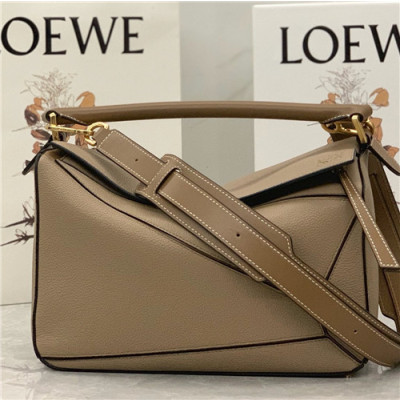 [로에베]Loewe 2021 Women's Puzzle Tote Shoulder Bag,24cm - 로에베 2021 여성용 퍼즐 토트 숄더백,24cm,LOEB0513,카키