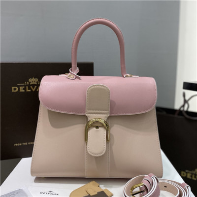 [델보]Delvaux 2021 Brillant Tote Shoulder Bag,28cm - 델보 2021 브리앙 토트 숄더백,28cm,DVB0379.베이지