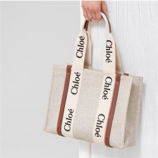 [끌로에]Chloe 2021 Women's Woody Tote Shopperbag,37cm - 끌로에 2021 여성용 우디 토트 쇼퍼백,37cm,CLB0213,베이지