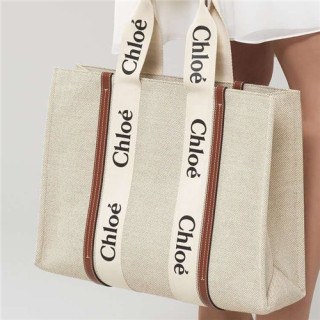 [끌로에]Chloe 2021 Women's Woody Tote Shopperbag,45cm - 끌로에 2021 여성용 우디 토트 쇼퍼백,45cm,CLB0215,베이지