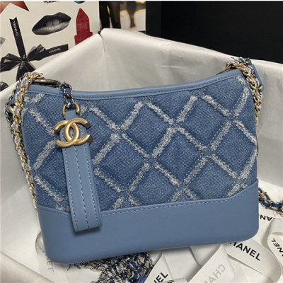 [샤넬]Chanel 2021 Denim Shoulder Bag,20cm - 샤넬 2021 데님 숄더백,20cmCHAB1629,블루