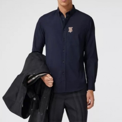 [버버리]Burberry 2021 Mens Vintage Basic Tshirts - 버버리 2021 남성 빈티지 베이직 셔츠 Bur03815x.Size(s - 2xl).네이비