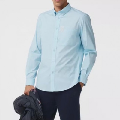 [버버리]Burberry 2021 Mens Vintage Basic Tshirts - 버버리 2021 남성 빈티지 베이직 셔츠 Bur03816x.Size(s - 2xl).블루