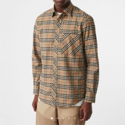 [버버리]Burberry 2021 Mens Vintage Basic Tshirts - 버버리 2021 남성 빈티지 베이직 셔츠 Bur03819x.Size(s - 2xl).카멜