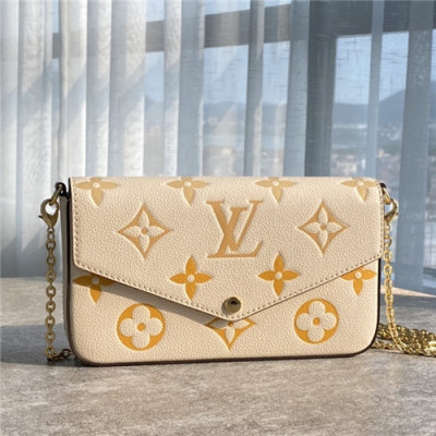 [루이비통]Louis Vuitton 2021 Pochette Felicie Chain Shoulder Bag,21cm - 루이비통 2021 포쉐트 펠리시 체인 숄더백,21cm,LOUB2311,베이지