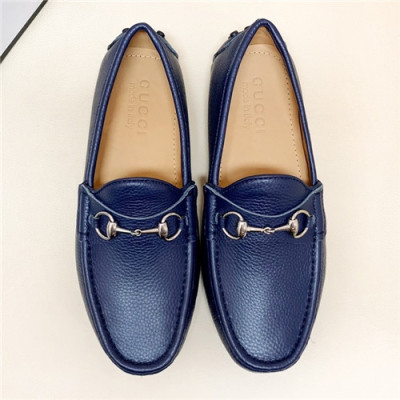 Gucci 2021 Men's Leather Loafer - 구찌 2021 남성용 레더 로퍼,Size(240-270),GUCS1412,네이비