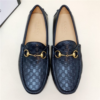 Gucci 2021 Men's Leather Loafer - 구찌 2021 남성용 레더 로퍼,Size(240-270),GUCS1415,블랙