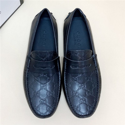 Gucci 2021 Men's Leather Loafer - 구찌 2021 남성용 레더 로퍼,Size(240-270),GUCS1419,블랙