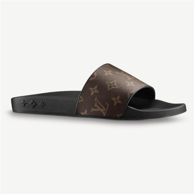 Louis Vuitton 2021 Men's Leather Slipper - 루이비통 2021 남성용 레더 슬리퍼,Size(240-270),LOUS1949,브라운