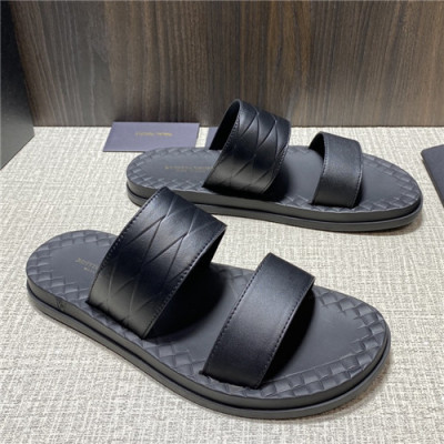 Bottega Veneta 2021 Men's  Leather Slipper  - 보테가베네타 2021 남성용 레더 슬리퍼,Size(240--270),BVS0339,블랙