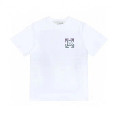 [오프화이트]Off-white 2021 Mm/Wm Printing Logo Crew - neck Cotton Short Sleeved Tshirts - 오프화이트 2021 남/녀 프린팅 로고 코튼 반팔티 Off0698x.Size(s - xl).화이트